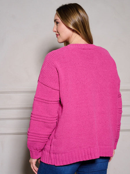 Pink knit