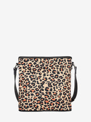 Montana West Leopard Print Canvas Crossbody