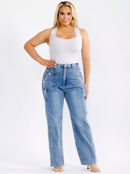Wide walk denim