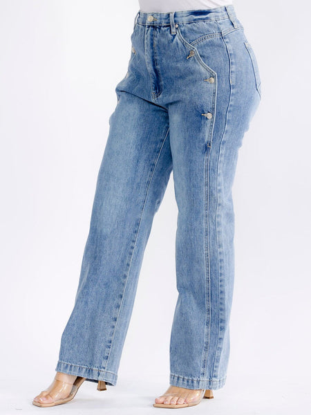 Wide walk denim