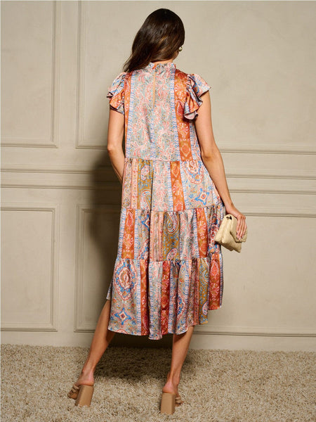 Multi midi fun dress