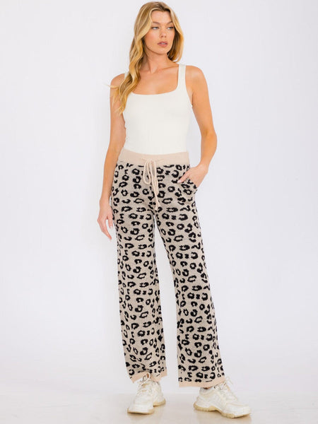 Oatmeal comfy leopards