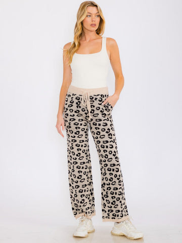 Oatmeal comfy leopards