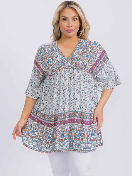 Floral tunic