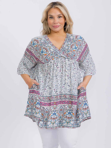 Floral tunic