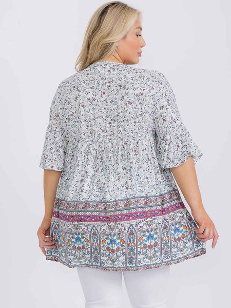 Floral tunic
