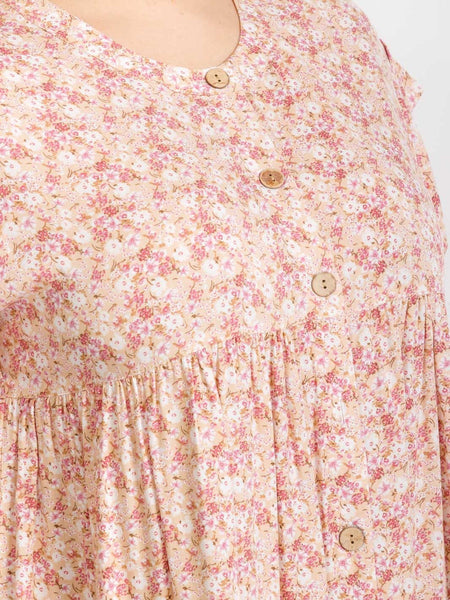 Floral plus dress