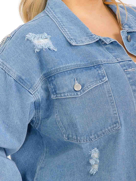 Denim halo jacket