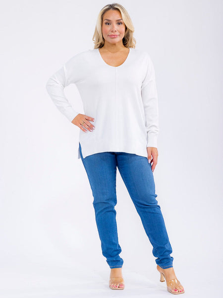 The perfect v neck long sleeve