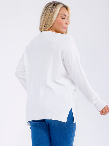 The perfect v neck long sleeve
