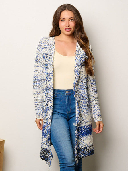 Fringe and fun blue