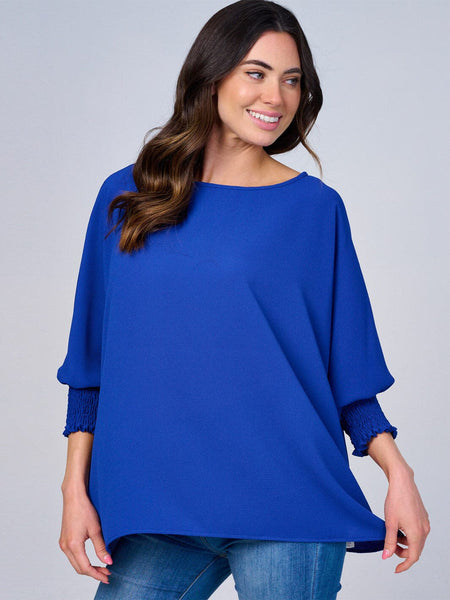 Royal loose blouse