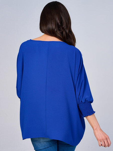 Royal loose blouse
