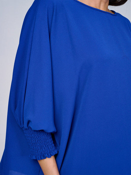 Royal loose blouse