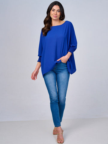 Royal loose blouse