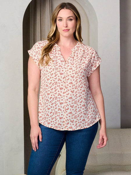 V neck Floral