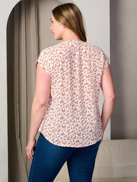 V neck Floral