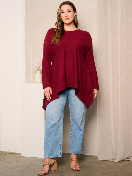 Plus HI low sweater