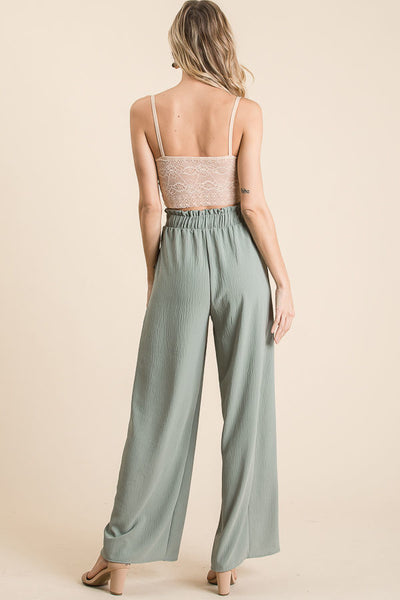 Sage wide leg bottoms