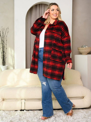 Plaid shacket