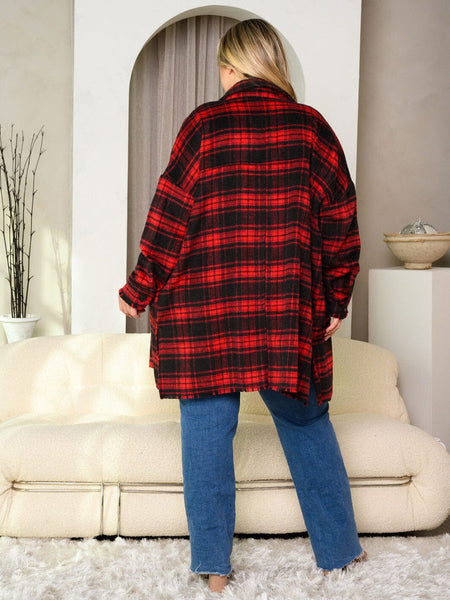 Plaid shacket