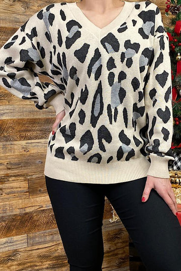 Leopard sweater
