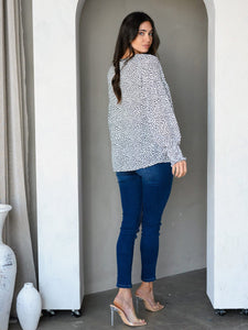 Tunic top animal print